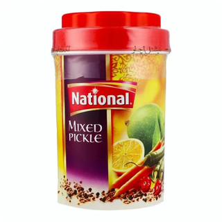 ترشی انبه مخلوط ۱ گرمی نشنال National Mixed Pickle /فروش تکی و عمده/ضمانت کیفیت