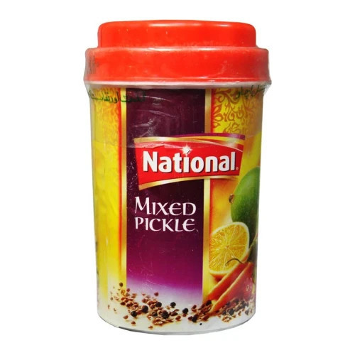 ترشی انبه مخلوط ۱ گرمی نشنال National Mixed Pickle /فروش تکی و عمده/ضمانت کیفیت