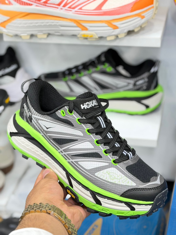 کتونی مردانه تریل رانینگ و طبیعت گردی هوکا مافات اسپید۲ مسترکوالیتی درجه ۱ ،HOKA Mafate Speed ۲ساخت ویتنام وارداتی سایز 3۸الی ۴۵ فروش تکی و عمده ضمانت کیفیت کالا