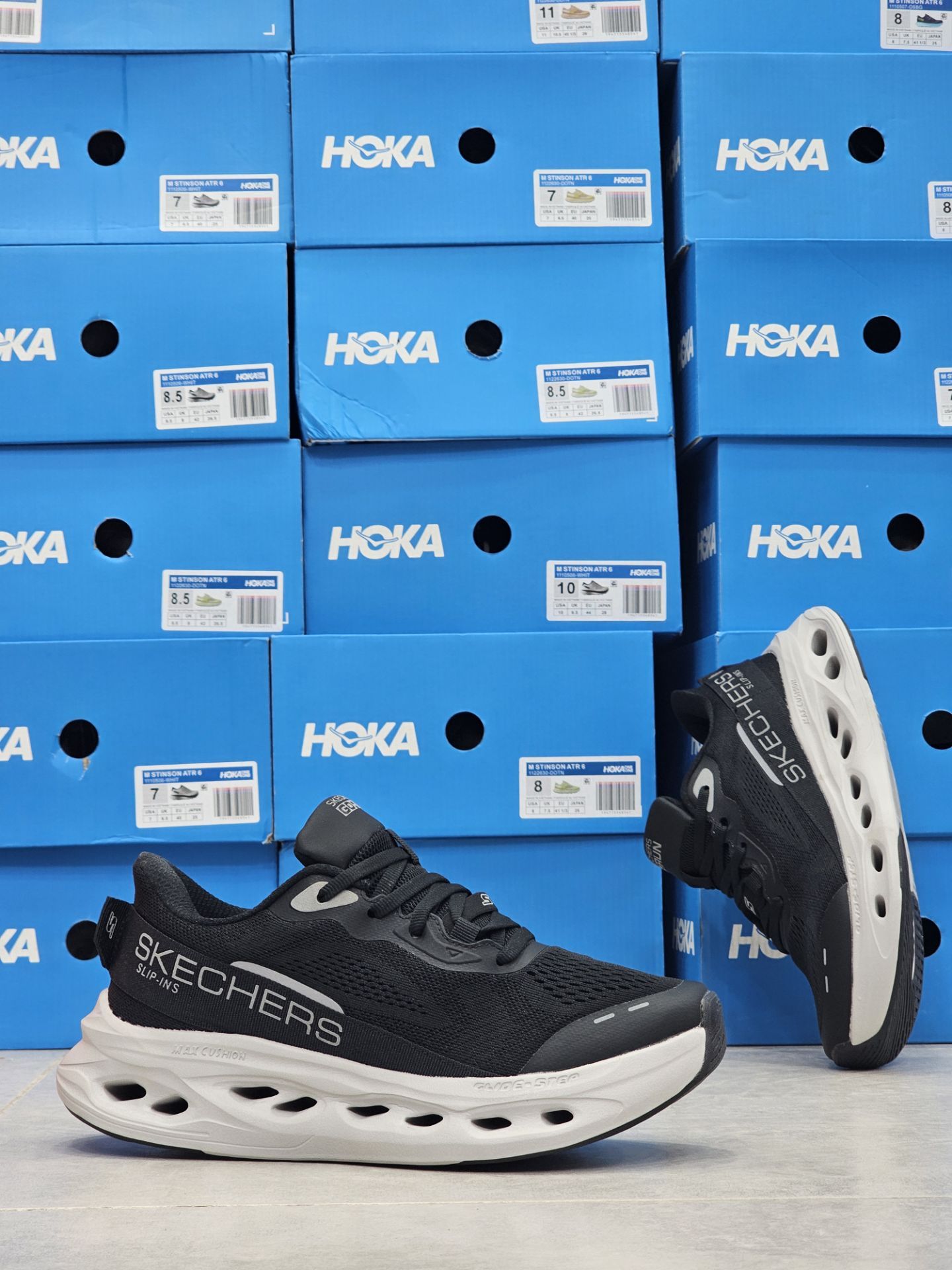کتونی مسترکوالیتی درجه ۱ اسکیچرز اسلیپ گو ران اسلیپ اینس/Skechers GO Run Slip-ins/ساخت ویتنام وارداتی فروش تکی و عمده/سایز ۴۰ تا۴۵ /ضمانت کیفیت کالا