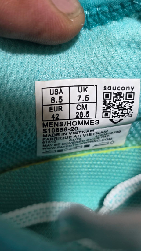 کتونی ویتنامی ساکونی اندورفین ریفت saucony endorphin rift مسترکوالیتی/ساخت ویتنام وارداتی/سایز ۴۰ الی ۴۵/ضمانت کیفیت کالا/فروش تکی و عمده