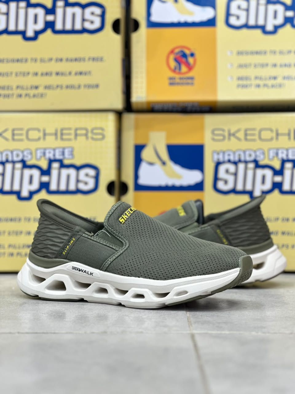 کتونی مردانه اسکیچرز اسلیپ بدون بندSkechers Slip _Insسبک و طبی و راحت/سایز ۴۰الی۴۵/ساخت ویتنام وارداتی/فروش تکی و عمده/ضمانت کالا کیفیت مسترکوالیتی