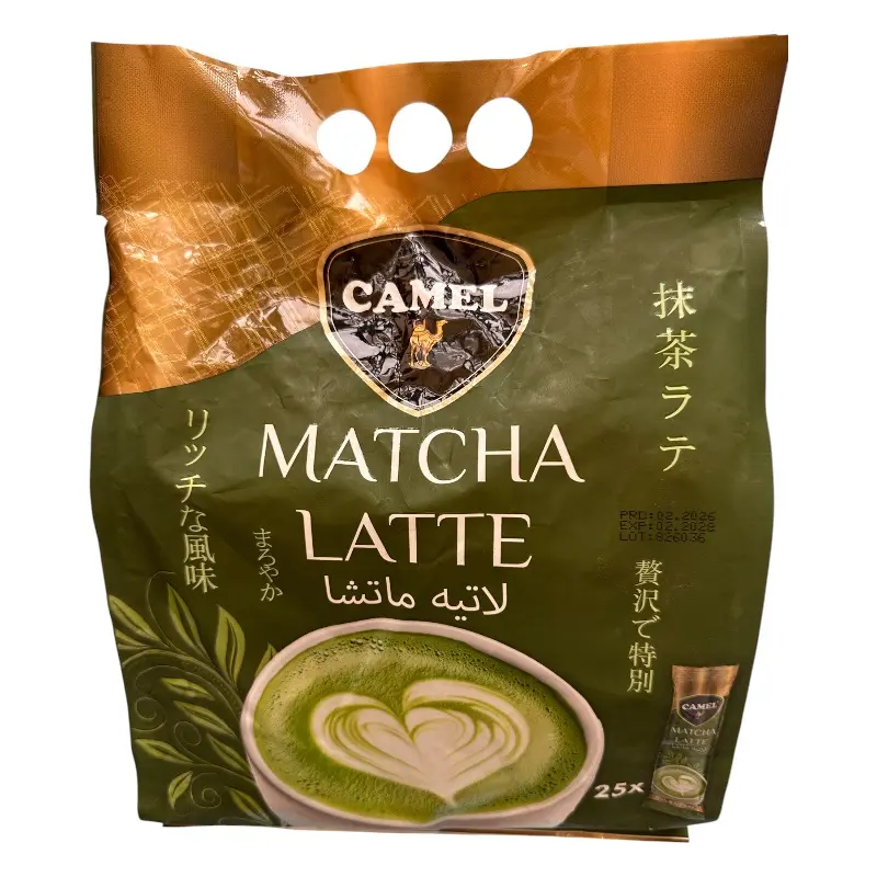 ماچالاته فوری کمل ۲۵ عددی Matcha Lattek /فروش تکی و عمده/تضمین اصالت کالا