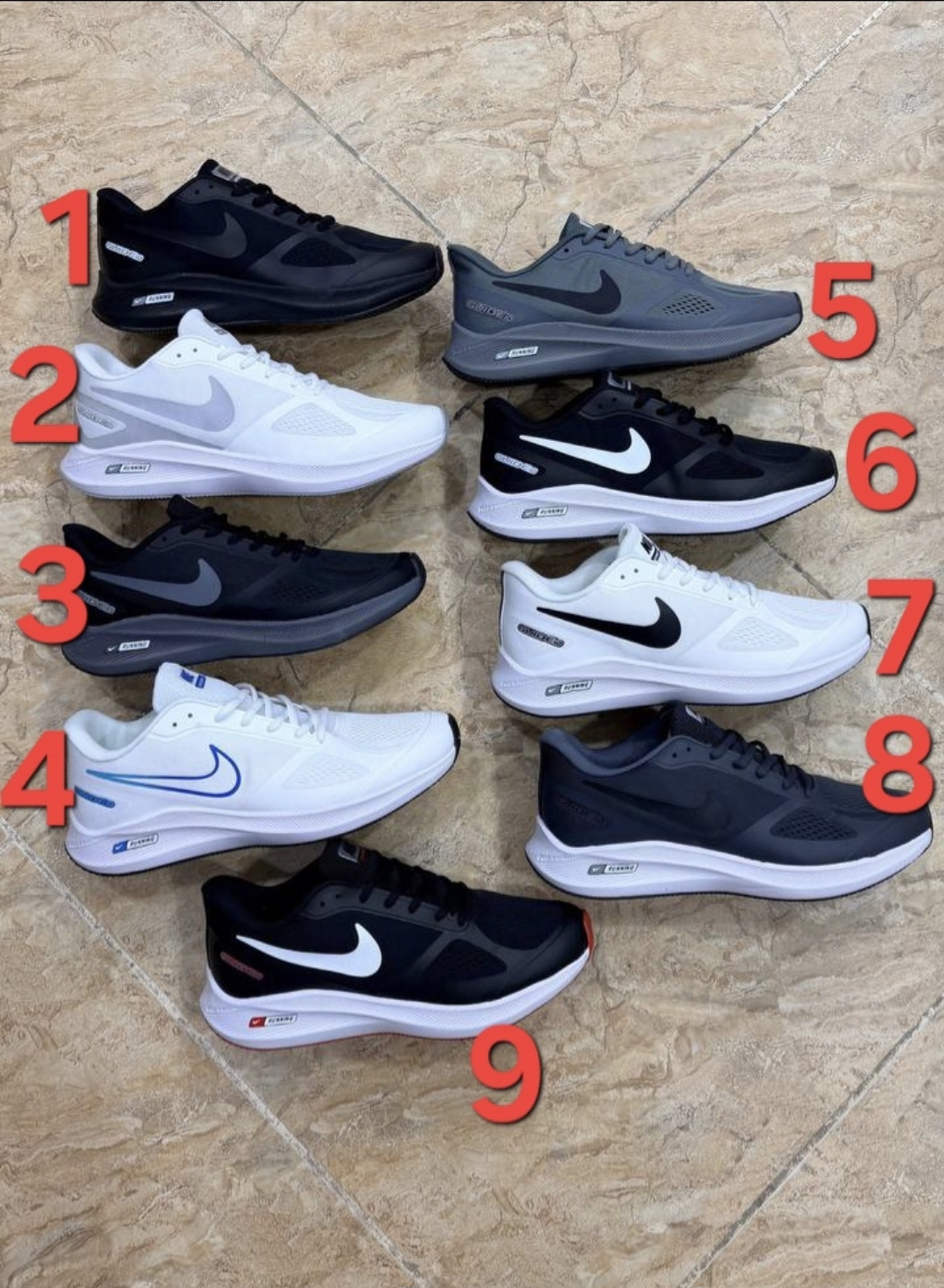 نایک گاید 10 رانینگ و پیاده رویی مسترکوالیتی ۱۰ Nike guide ساخت ویتنام وارداتی سایز۴۰ الی ۴۵فروش تکی و عمده ضمانت کیفیت کالا