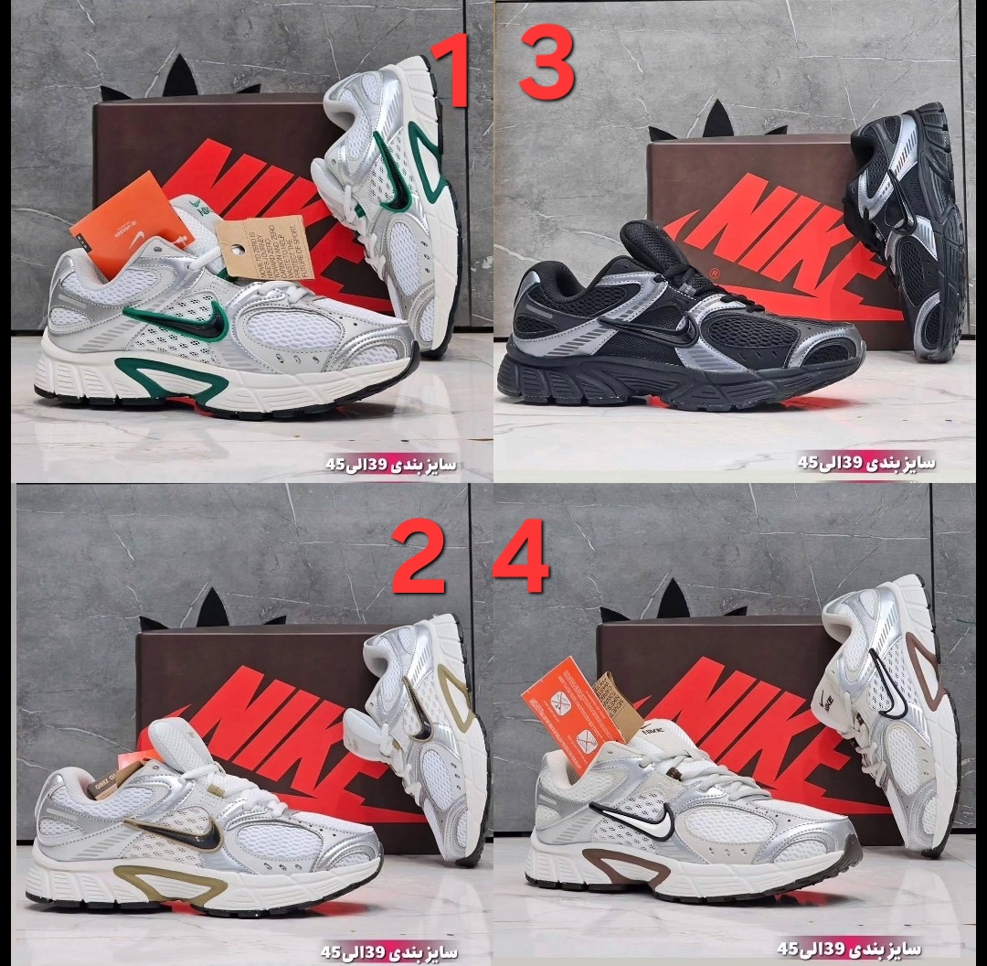 کتونی اسپرت نایک وی فایو کی مسترکوالیتی Nike v5k runساخت ویتنام وارداتی سایز ۳۹ الی ۴۵/ضمانت کیفیت کالا فروش تکی و عمده