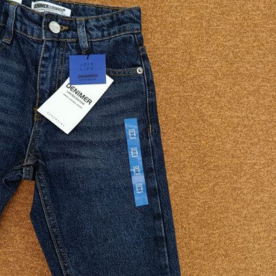 شلوار جین بچه گانه اورجینال برند دنیمر Denimerمدل نیم بگ سنگشور سایز ۴تا ۱۵ سال فروش تکی و عمده ضمانت کیفیت کالا