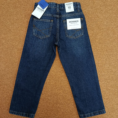 شلوار جین بچه گانه اورجینال برند دنیمر Denimerمدل نیم بگ سنگشور سایز ۴تا ۱۵ سال فروش تکی و عمده ضمانت کیفیت کالا