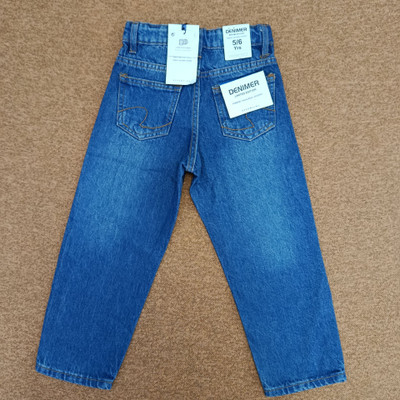 شلوار جین بچه گانه اورجینال برند دنیمر Denimerمدل نیم بگ سنگشور سایز ۴تا ۱۵ سال فروش تکی و عمده ضمانت کیفیت کالا