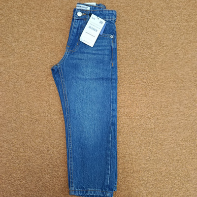 شلوار جین بچه گانه اورجینال برند دنیمر Denimerمدل نیم بگ سنگشور سایز ۴تا ۱۵ سال فروش تکی و عمده ضمانت کیفیت کالا