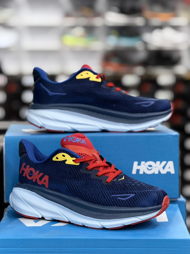 کتونی هوکا کلیفتون 9 مسترکوالیتی درجه ۱/Hoka Clifton 9/ساخت ویتنام وارداتی/سایز 40الی ۴۵/فروش تکی و عمده ضمانت کیفیت کالا