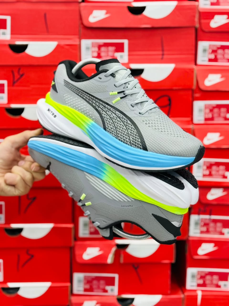 کتونی پوما نیترو Puma ForeverRun NITROساخت ویتنام وارداتی سایز۴۰ الی ۴۵ فروش تکی و عمده ضمانت کیفیت کالا