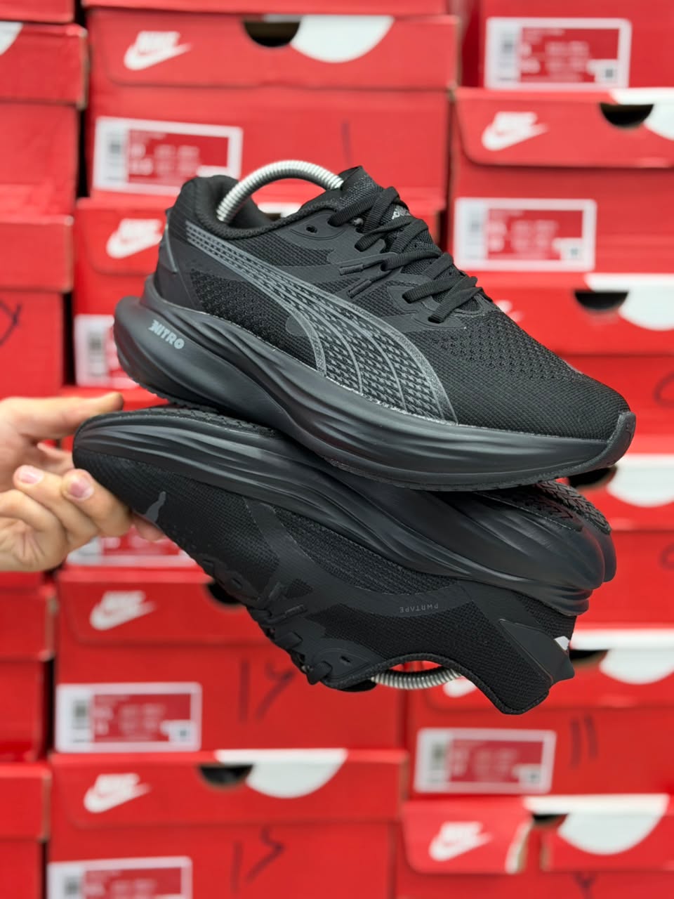 کتونی پوما نیترو Puma ForeverRun NITROساخت ویتنام وارداتی سایز۴۰ الی ۴۵ فروش تکی و عمده ضمانت کیفیت کالا