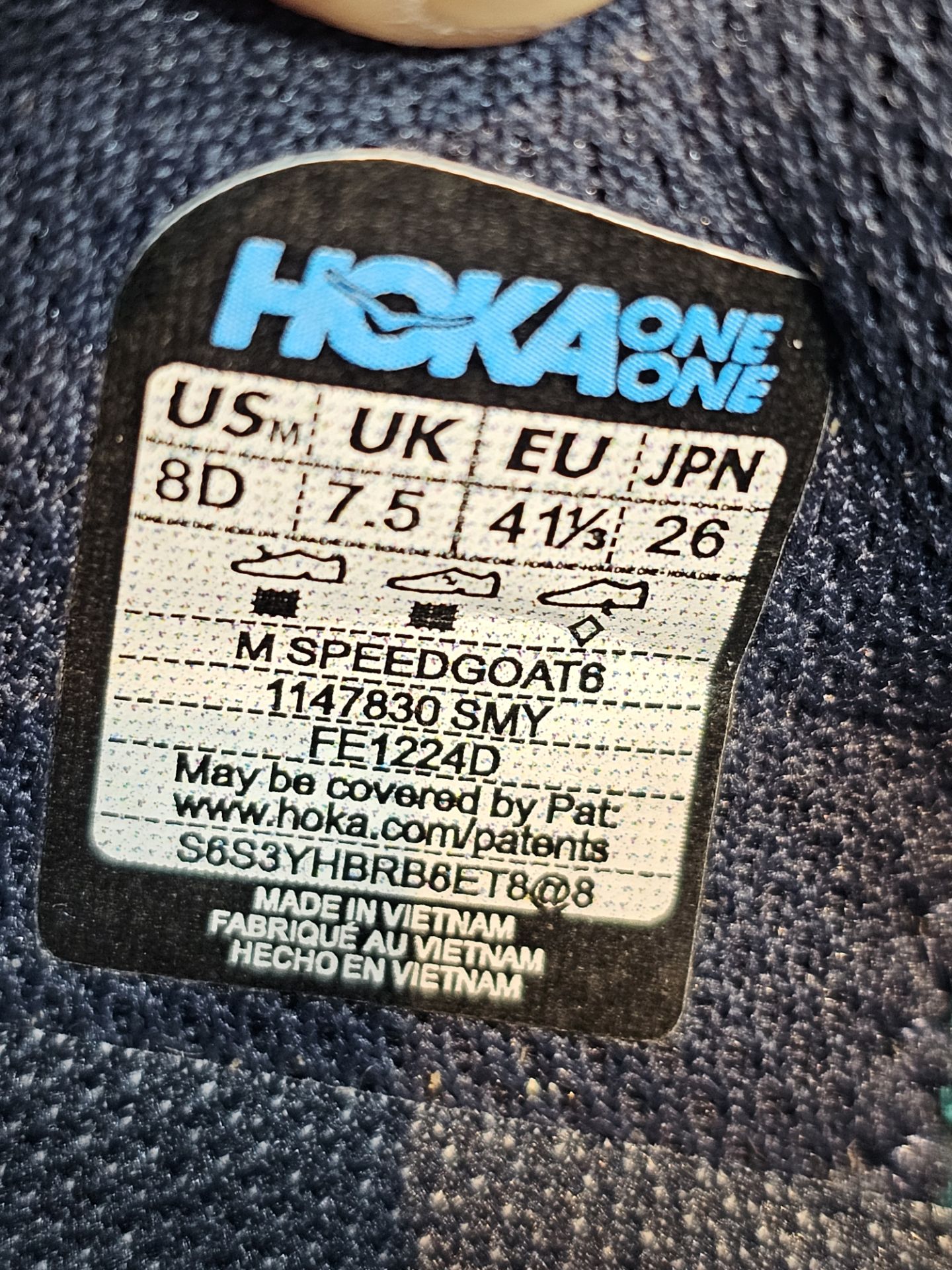 کتونی هوکا اسپید گوت ۶ مسترکوالیتیHoka speedgoat ۶ ساخت ویتنام وارداتی سایز ۴۰ الی ۴۵فروش تکی و عمده ضمانت کیفیت کالا