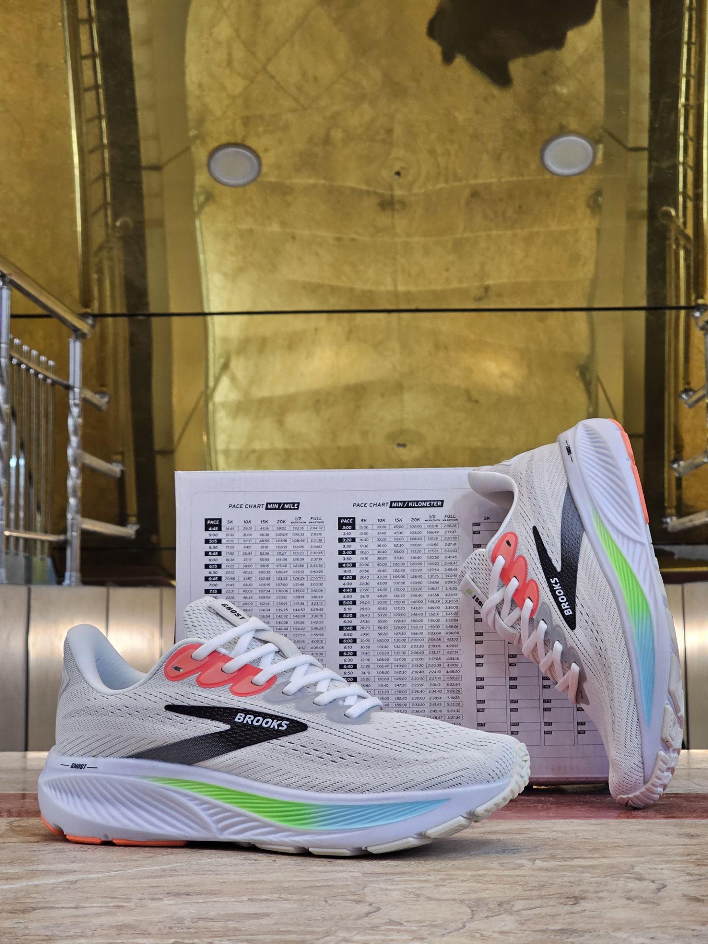 کتونی رانینگ بروکس گاست ۱۷ Brooks ghost 17ساخت ویتنام وارداتی سایز ۴۰ الی ۴۵ضمانت کیفیت کالا فروش تکی و عمده