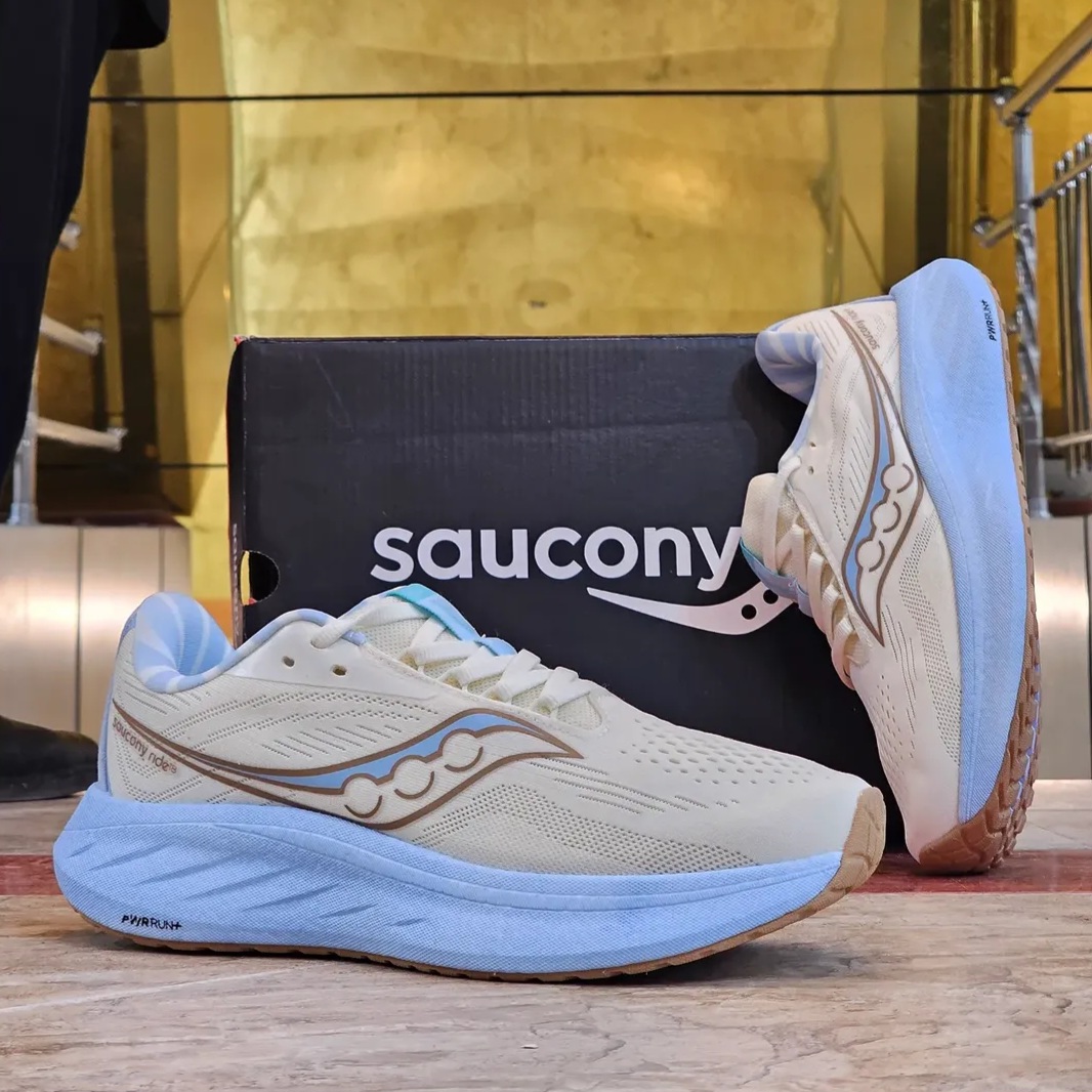 خرید کتونی مردانه ساکونی راید ۱۸ Saucony Ride 18ساخت ویتنام وارداتی ضمانت کیفیت کالا فروش تکی و عمده