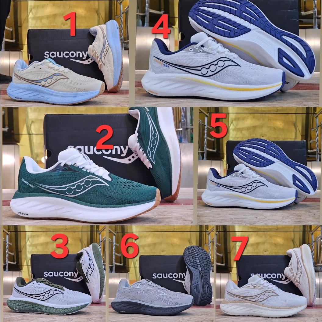 خرید کتونی مردانه ساکونی راید ۱۸ Saucony Ride 18ساخت ویتنام وارداتی ضمانت کیفیت کالا فروش تکی و عمده