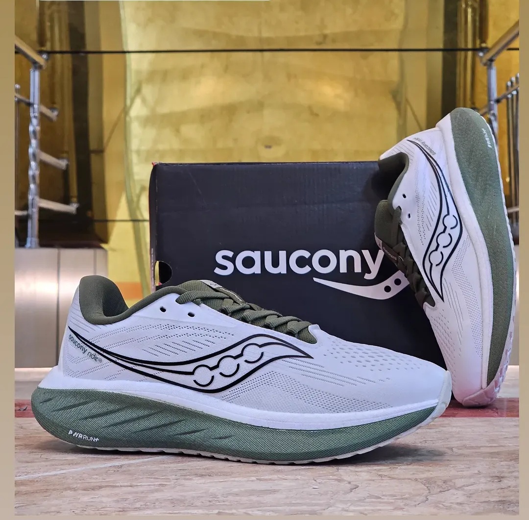 خرید کتونی مردانه ساکونی راید ۱۸ Saucony Ride 18ساخت ویتنام وارداتی ضمانت کیفیت کالا فروش تکی و عمده