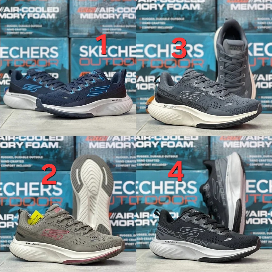 کتونی مردانه اسکیچرزمکس کوشن پروپالشن Skechers Max Cushioning Propulsionوارداتی ساخت ویتنام سایز ۴۰ الی ۴۵فروش تکی و عمده ضمانت و کیفیت کالا