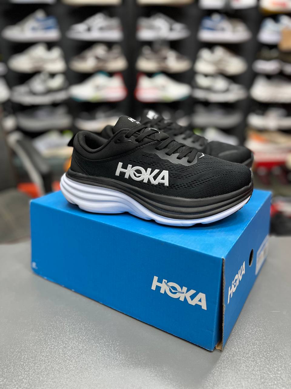 کتونی هوکا باندی 8 Hoka bandi8سایز۴۰ الی ۴۵ ساخت ویتنام فروش تکی و عمده ضمانت اصالت کالا