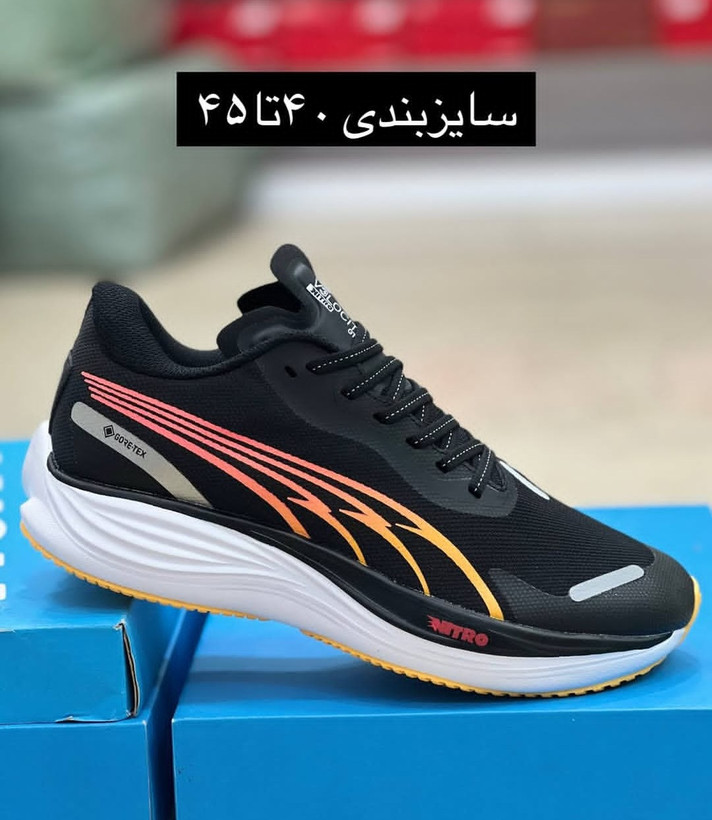 کتونی پوما نیترو گورتکس Puma ForeverRun NITRO Gore-Tex ساخت ویتنام وارداتی سایز۴۰ الی ۴۵ فروش تکی و عمده ضمانت کیفیت کالا