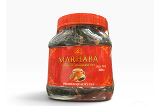 چای مراکشی با طعم توت فرنگی200گرمی MARHABA اورجینال فروش بصورت عمده و تک چای مراکشی