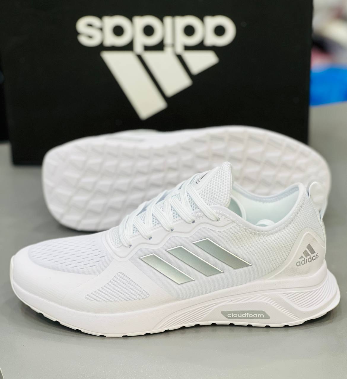 کتونی آدیداس کلود فومAdidas Cloudfoamساخت ویتنام وارداتی تریل رانینگ سایز ۴۳الی ۴۸ فروش تکی و عمده ضمانت اصالت کالا بالاترین کیفیت مسترکوالیتی A