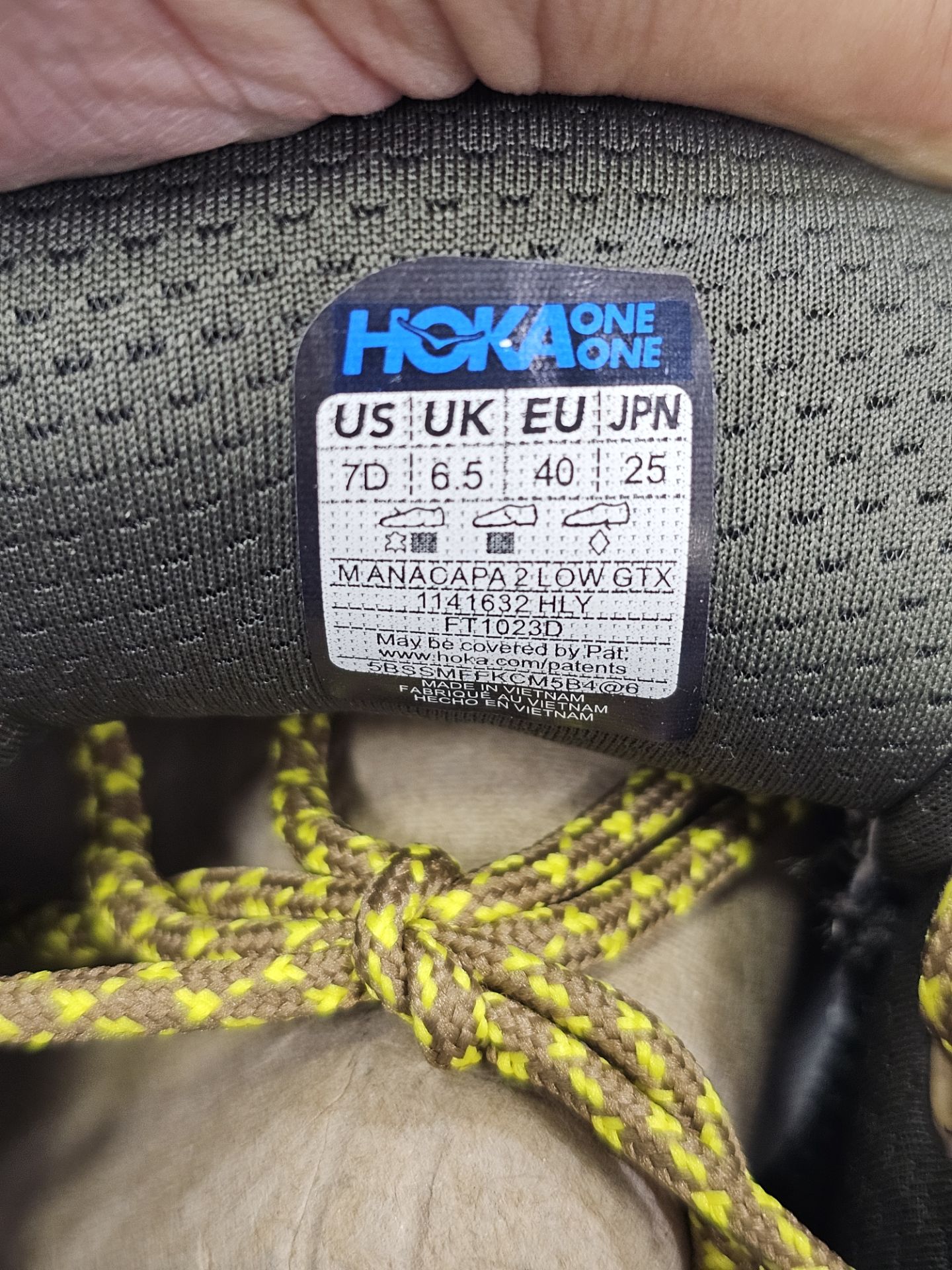کتونی هوکا آناکاپا HOKA Anacapa 2 Low GTXساخت ویتنام وارداتی سایز ۴۰الی ۴۵فروش تکی و عمده ضمانت اصالت کالا بالاترین کیفیت درجه ۱
