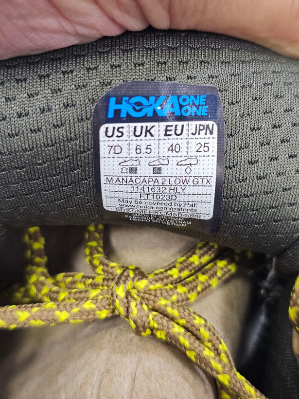 کتونی هوکا آناکاپا HOKA Anacapa 2 Low GTXساخت ویتنام وارداتی سایز ۴۰الی ۴۵فروش تکی و عمده ضمانت اصالت کالا بالاترین کیفیت درجه ۱