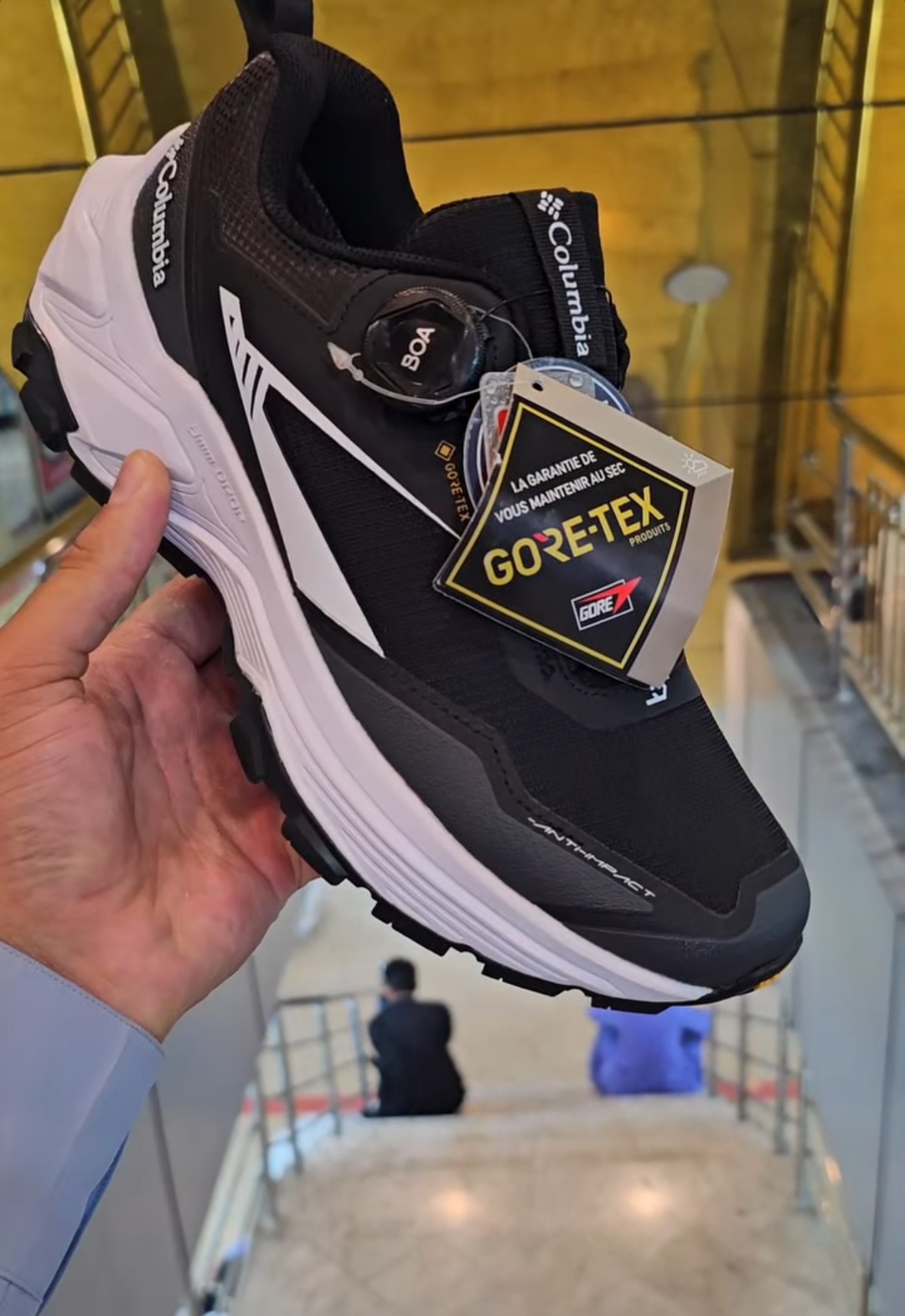 کتونی کلمبیاگورتکس زیره ویبرامColumbia Boa GTX shoes ساخت ویتنام وارداتی بند دیسکی .سایزبندی ۴۰ الی۴۵فروش تکی وعمده ضمانت کیفیت کالا