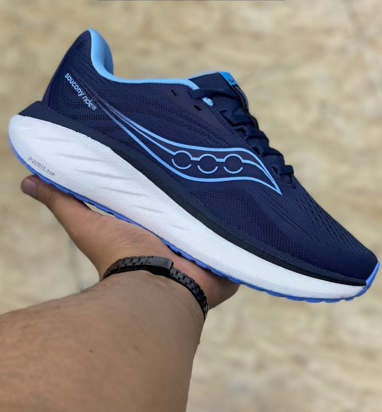 کتونی ساکونی راید ۱۸مسترکوالیتی Saucony Ride 18ضمانت کیفیت کالاساخت ویتنام وارداتی فروش تکی و عمده سایز۴۰ الی ۴۵