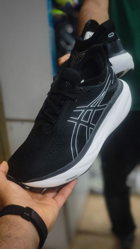 کفش اسیکس ژل نیمباس ۲۵ مسترکوالیتی Asics Gel Nimbus 25ساخت وارداتی ویتنام سایز ۴۰ تا ۴۵پایین ترین قیمت در ایران ضمانت کیفیت کالا
