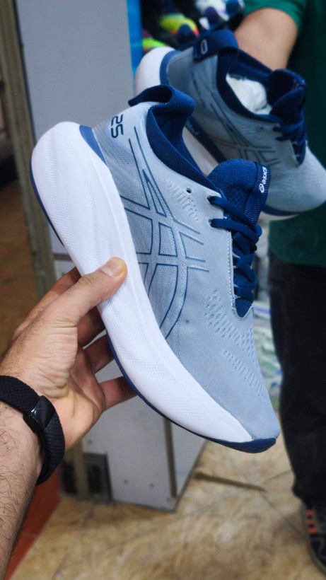 کفش اسیکس ژل نیمباس ۲۵ مسترکوالیتی Asics Gel Nimbus 25ساخت وارداتی ویتنام سایز ۴۰ تا ۴۵پایین ترین قیمت در ایران ضمانت کیفیت کالا