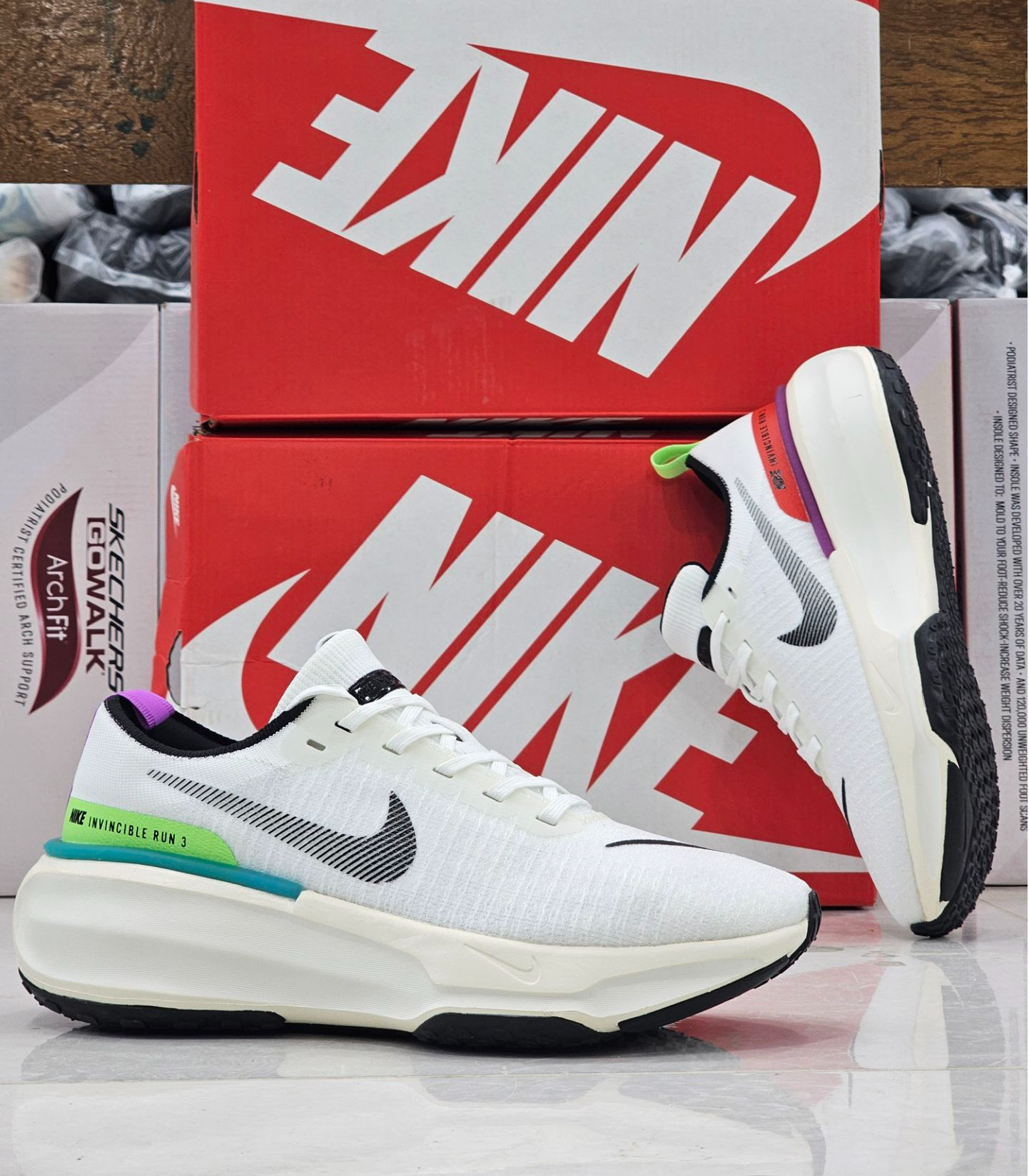 کتونی نایک زوم ایکس اینوینسیبل ران3 /Nike ZoomX Invincible Run 3 ساخت ویتنام وارداتی سایز 39 الی۴۵ فروش تکی وعمده ضمانت اصالت کالا کیفیت مسترکوالیتی A