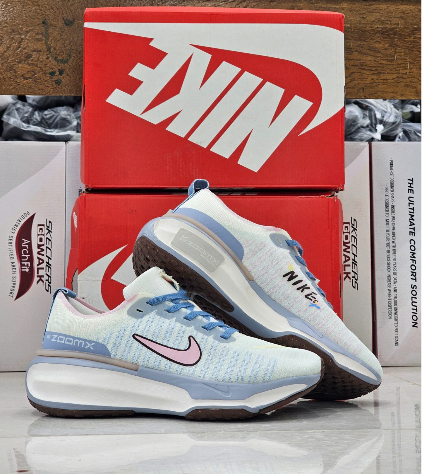 کتونی نایک زوم ایکس اینوینسیبل ران3 /Nike ZoomX Invincible Run 3 ساخت ویتنام وارداتی سایز 39 الی۴۵ فروش تکی وعمده ضمانت اصالت کالا کیفیت مسترکوالیتی A