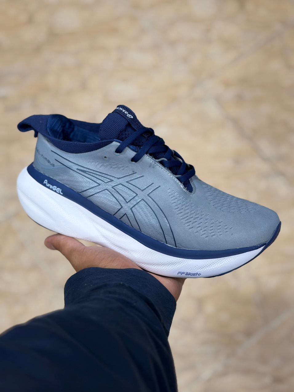 کفش اسیکس ژل نیمباس ۲۵ مسترکوالیتی Asics Gel Nimbus 25ساخت وارداتی ویتنام سایز ۴۰ تا ۴۵پایین ترین قیمت در ایران ضمانت کیفیت کالا