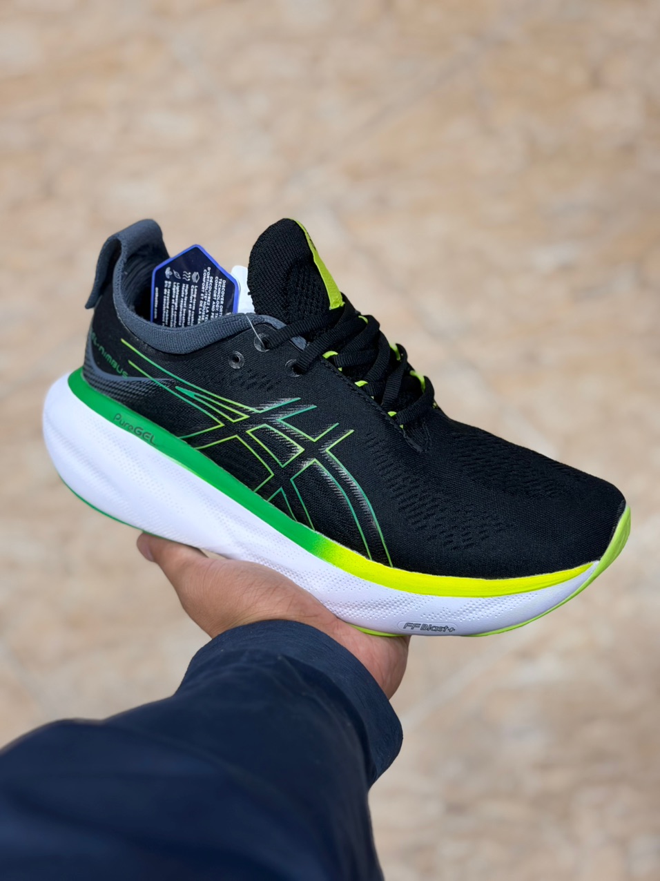 کفش اسیکس ژل نیمباس ۲۵ مسترکوالیتی Asics Gel Nimbus 25ساخت وارداتی ویتنام سایز ۴۰ تا ۴۵پایین ترین قیمت در ایران ضمانت کیفیت کالا