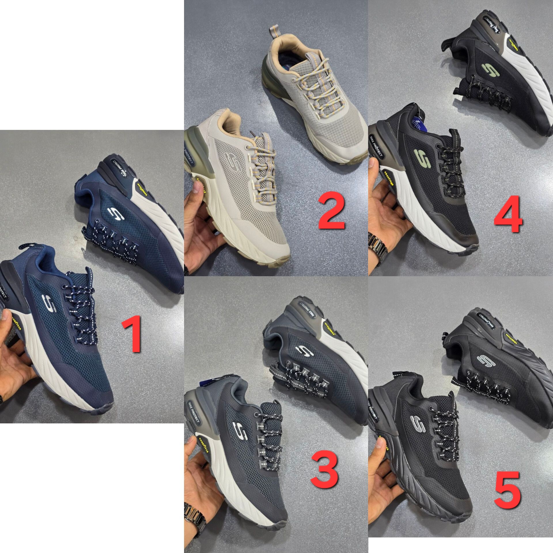 کتونی اسکیچرز کپسولی مکس پروتکت مسترکوالیتی Skechers Max Protect Goodyearساخت ویتنام وارداتی سایز ۴۰ الی ۴۵بالاترین کیفیت مسترکوالیتی Aضمانت اصالت کالافروش تکی و عمده