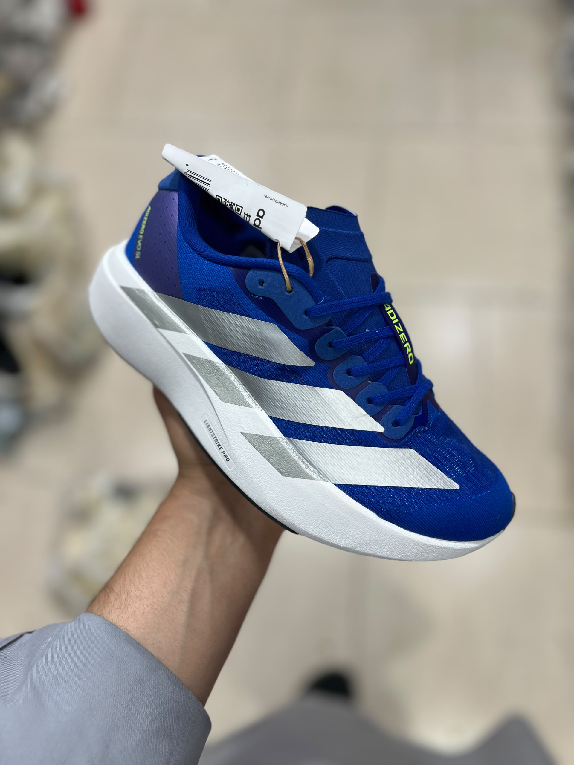 کتونی ادیداس آدیزیرو Adidas Adizero EVOSLساخت ویتنام وارداتی سایز ۴۰الی ۴۵ضمانت کیفیت کالا فروش تکی و عمده