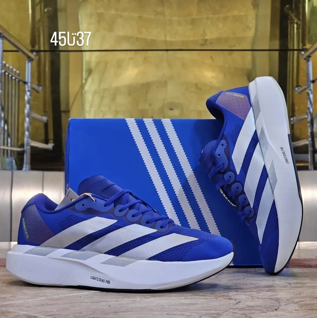 کتونی آدیداس آدیزیرو مسترکوالیتی Adidas Adizero EVOSLساخت ویتنام وارداتی سایز ۳۷ الی ۴۵ضمانت کیفیت کالا فروش تکی و عمده