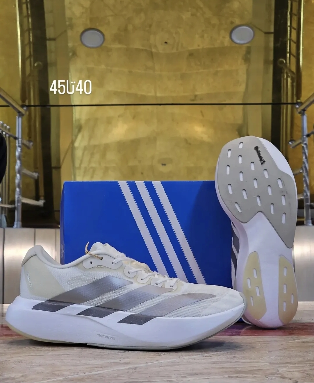 کتونی آدیداس آدیزیرو مسترکوالیتی Adidas Adizero EVOSLساخت ویتنام وارداتی سایز ۳۷ الی ۴۵ضمانت کیفیت کالا فروش تکی و عمده