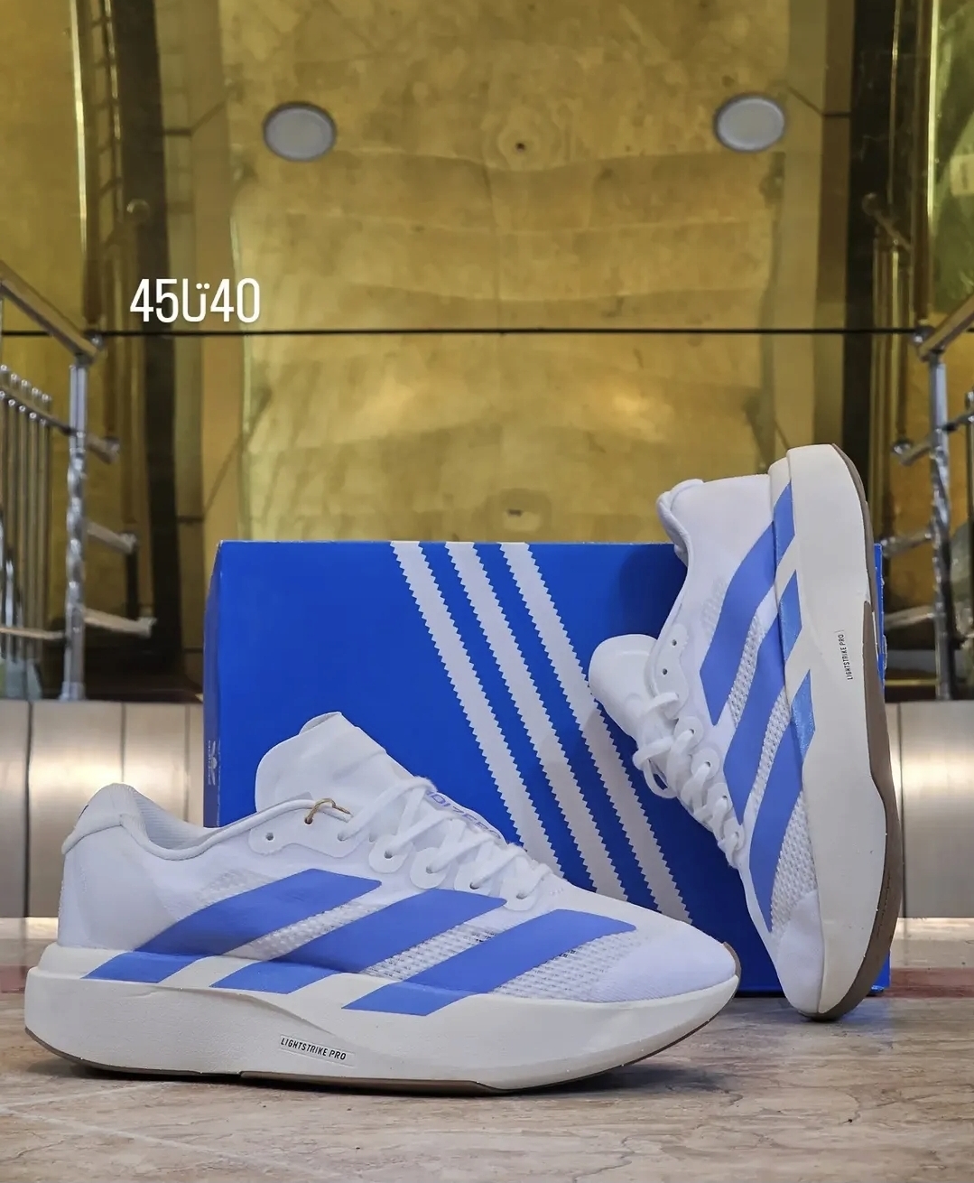 کتونی آدیداس آدیزیرو مسترکوالیتی Adidas Adizero EVOSLساخت ویتنام وارداتی سایز۴۰ الی ۴۵ضمانت کیفیت کالا فروش تکی و عمده