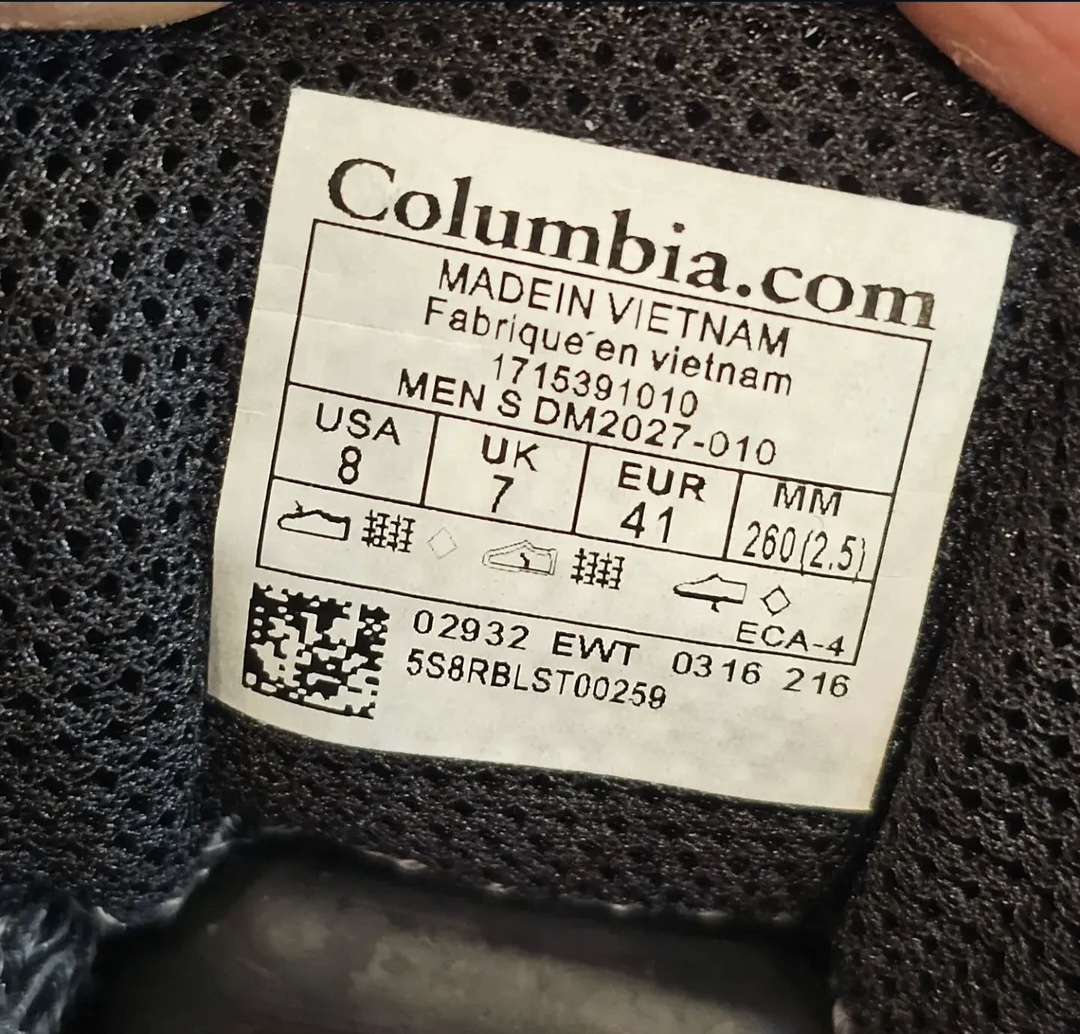 کلمبیا وارداتی کوهنوردی ضدآب مسترکوالیتیColumbia Gore-Tex Waterproofساخت ویتنام وارداتی زیره ویبرام گورتکس سایز۴۰ الی ۴۵ فروش تکی و عمده ضمانت کیفیت کالا